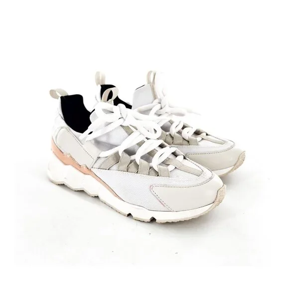 PIERRE HARDY Trek Comet Women's Sneakers White Beige